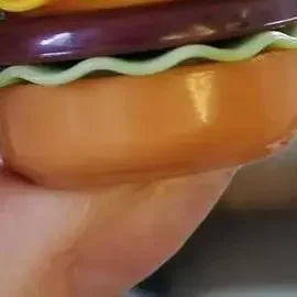 Vajilla de hamburguesa para casa de muñecas, caja de comida, Mini plato de juego de comida, modelo de decoración de cocina en miniatura, accesorios DIY, 1 Juego, 1/6