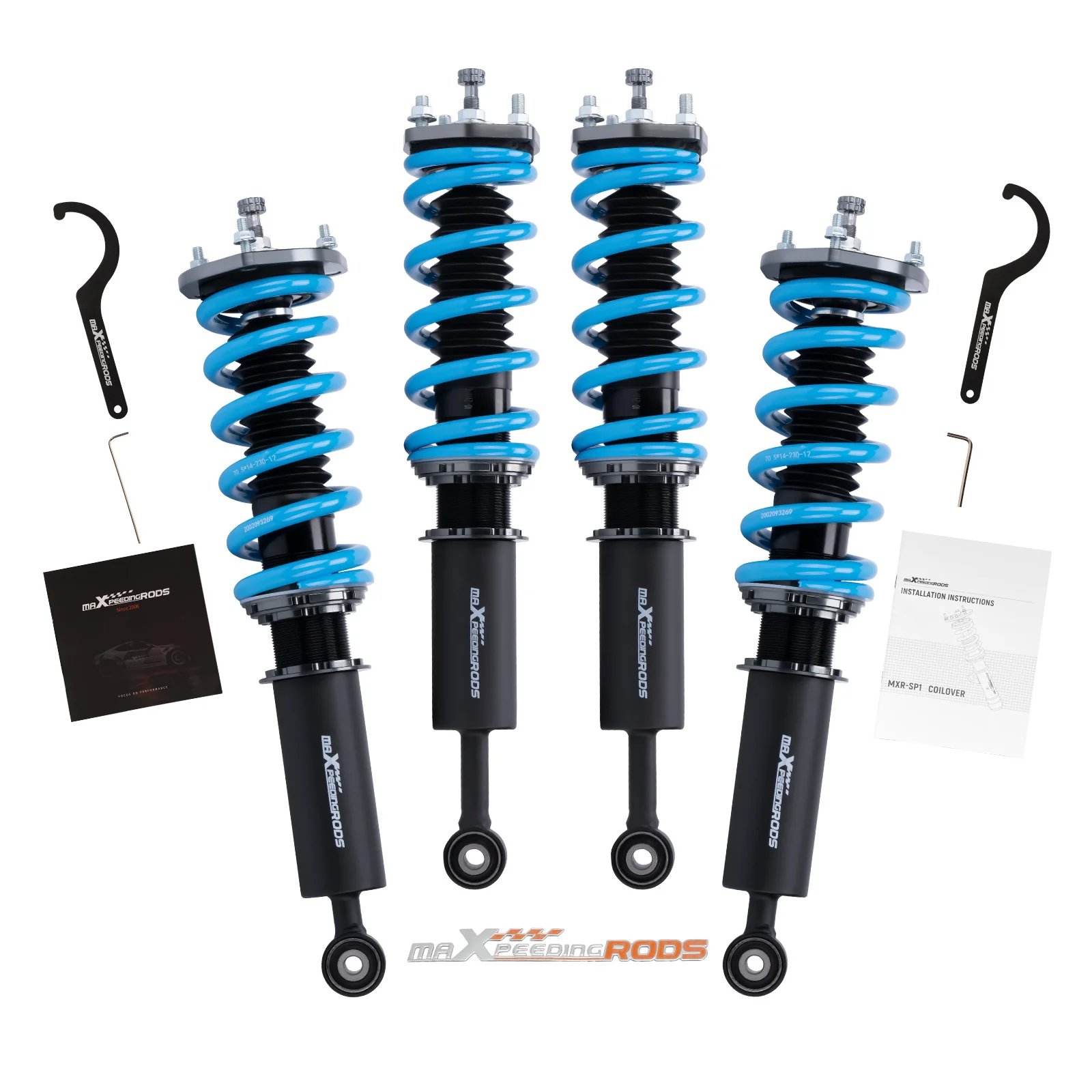 

MaXpeedingrods Hardness Adjustable Shocks Absorber Suspension for Lexus IS300 IS200 TOYOTA MARK II ALTEZZA COT6 NEW