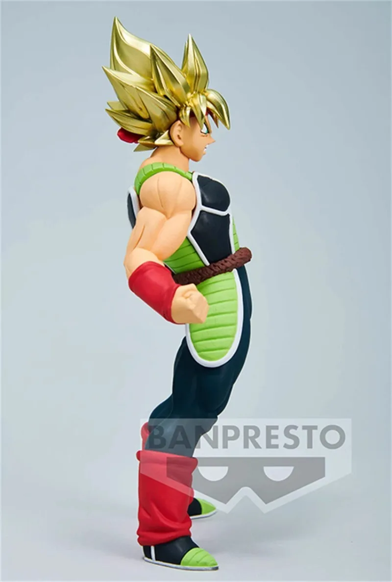 Bandai Original Banpresto Anime Dragon Ball Z Super Saiyan Burdock PVC Action Figures Collection Model Ornament Toy