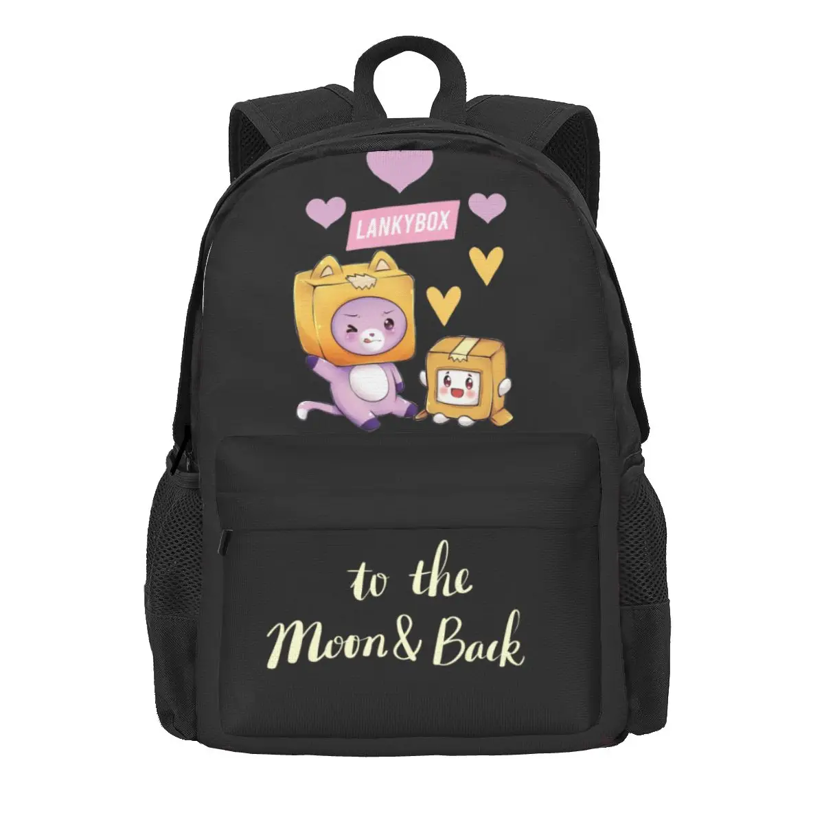 Funny Youtubers For Kids Lankybox Women Backpack Casual Children School Bag Backpack Kids Large Capacity Travel Rucksack