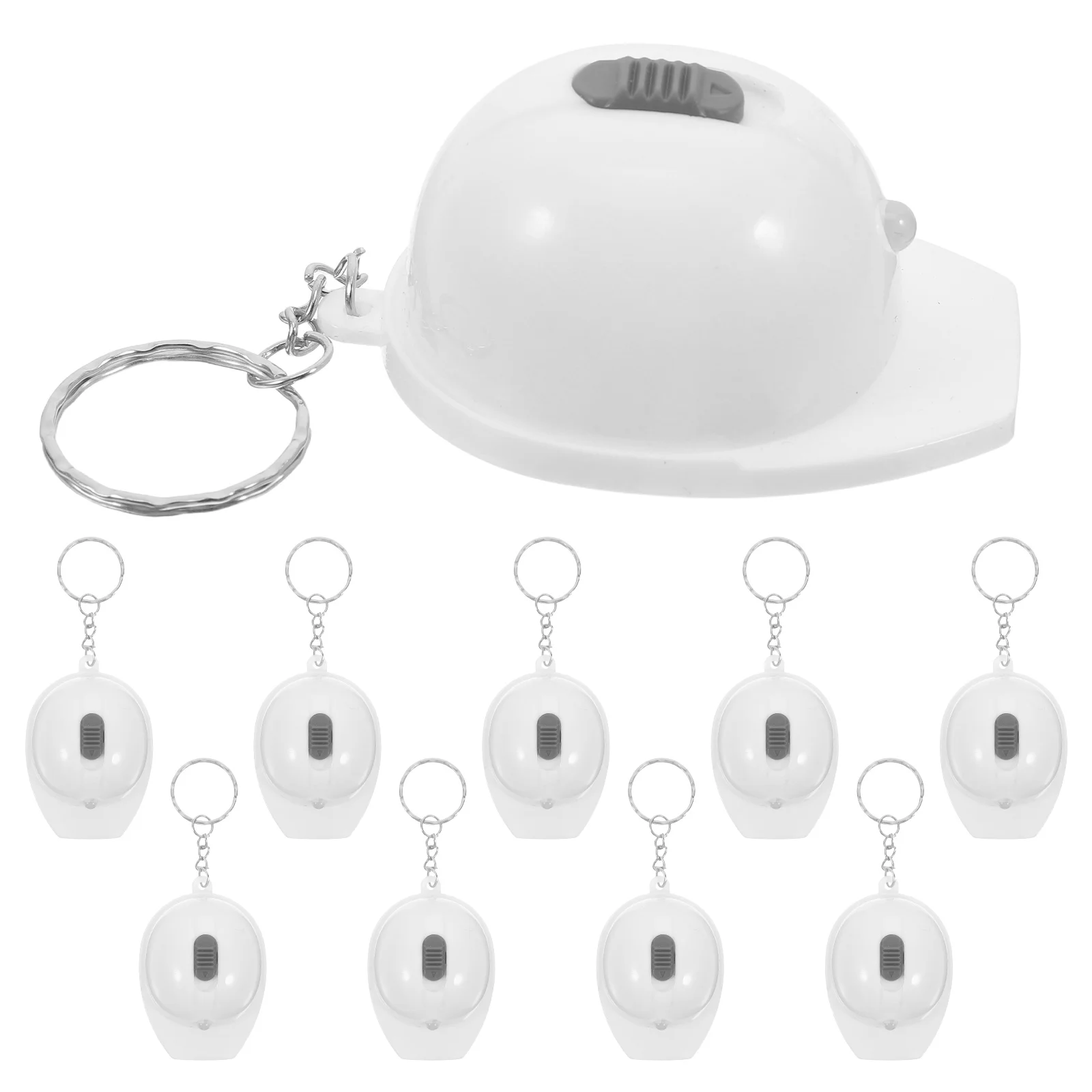 10 pçs mini lanternas chaveiro led construção pequeno chaveiro de emergência leve portátil presentes festa