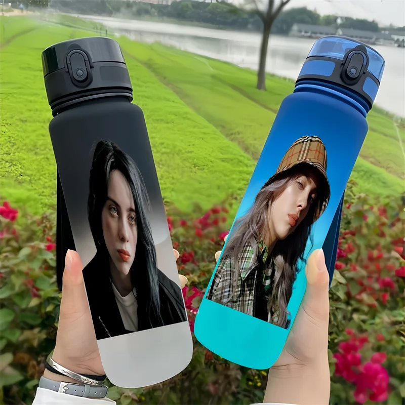 Singer 650ml Star Characters Portable Water Cup Large Capacity Sports Outdoor Plastic Leak-proof Water Bottle Children's Gift