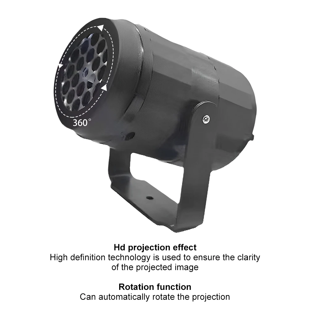 Проектор для Хэллоуина и Рождества, проектор для праздника, 16 слайдов, проекционная лампа для Хэллоуина, разноцветная лампа для внутреннего и наружного применения