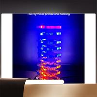 DIY Sound Control LED Music Spectrum Electronic Kit Column Audio Display PCB Soldering Practice Kit LM358 LM339-N35R