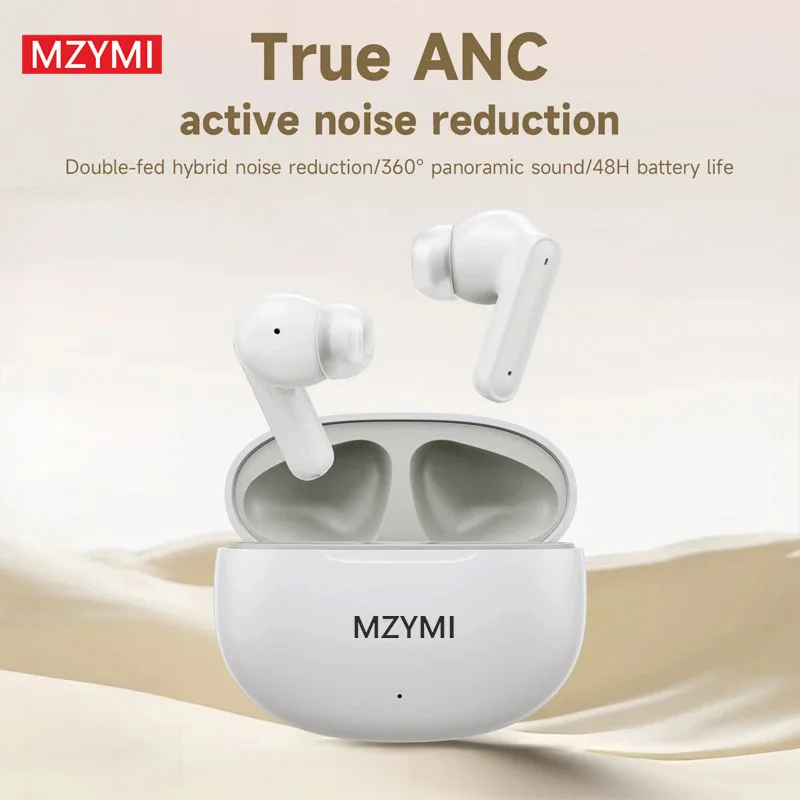 XIAOMI-Écouteurs Bluetooth 5.3 ANC, suppression active du bruit, écouteurs intra-auriculaires sans fil T80s, casque d'origine, microphone intégré