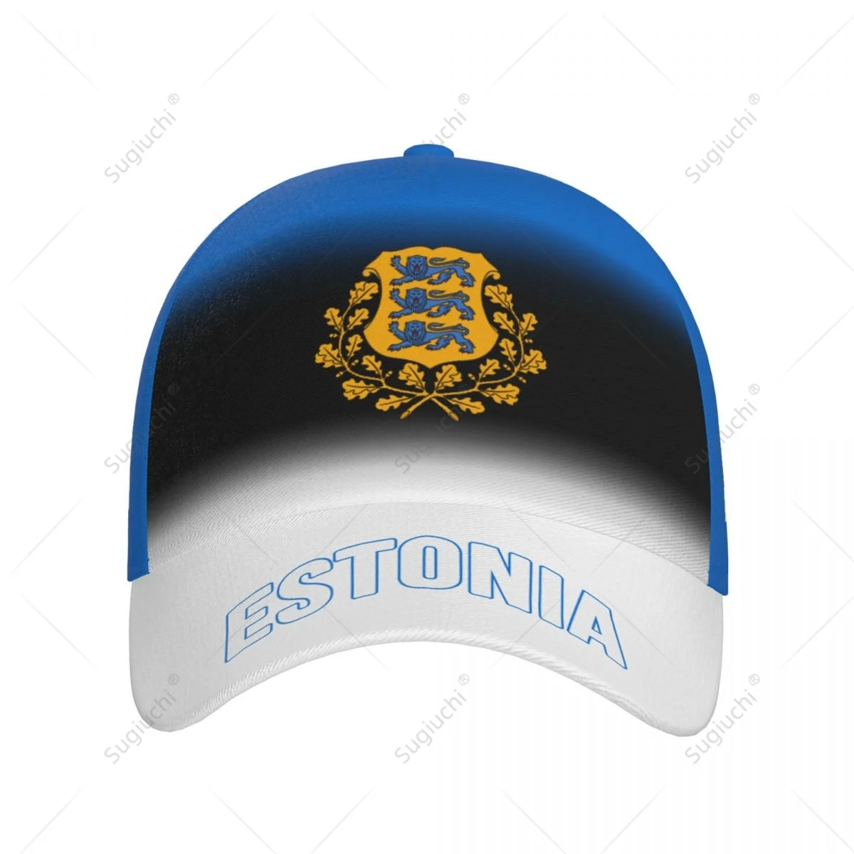 Unisex Baseball Cap Hat Estonia Flag Gradient Color 3D Printing for Tennis Outdoor Bike Bicycle Golf Baseball Sports Fans