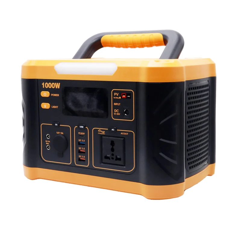 

Pure Sine Wave Portable Power Power Station 1000W Solar Outdoor Camping Uninterruptible Power Supply (UPS)