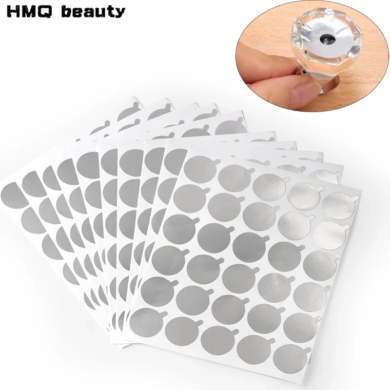 300/900pcs Disposable Eyelash Glue Holder Pallet Grafted Eyelash Extension Glue Pads Under Stand Eyelash Eye Lashes Beauty Tools