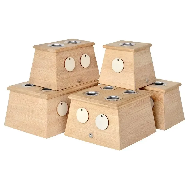 Moxibustion Box Portable Smokeless Bamboo Therapy Device for Adults Wellness Health Care Tool Universal Fit Home Spa