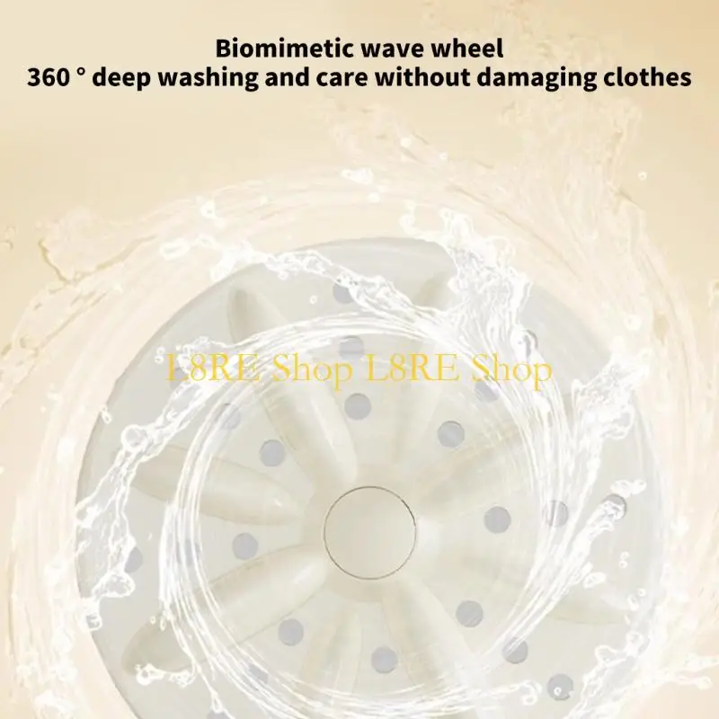 L8RE Twin Bucket Laundry Appliance 2L Large Capacity Simultaneous Washing Quiet