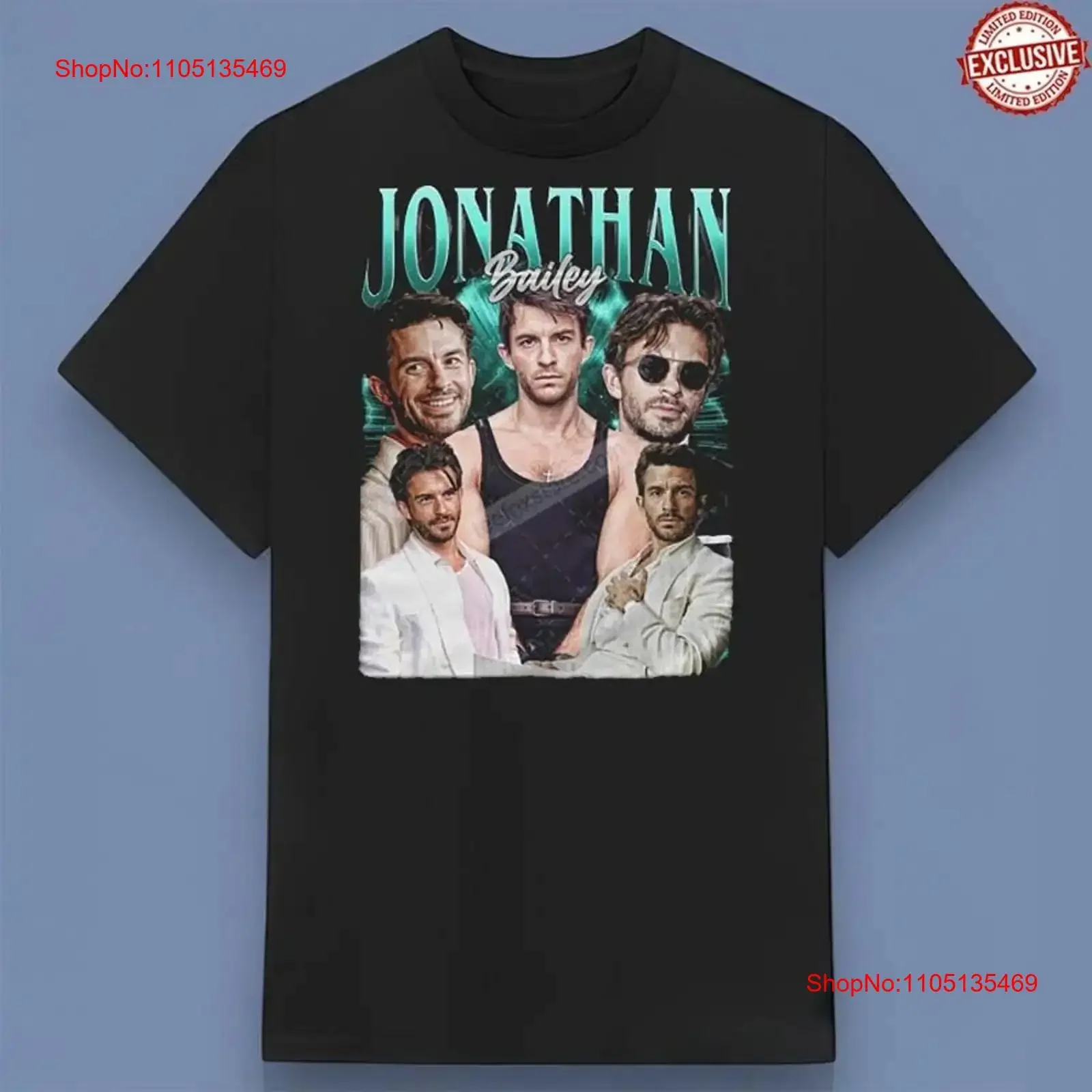 Jonathan Bailey Actor T Shirt For Fan Size S 4XL vintage Washed Soft graphic Breathable Top For Everyday Wear Stylish