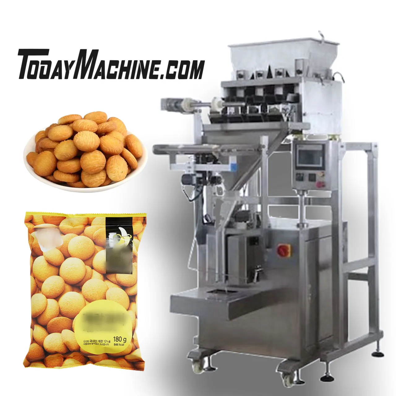 Linear Weigher Beans Nuts Seeds Granule Sugar Bag Packing Machine