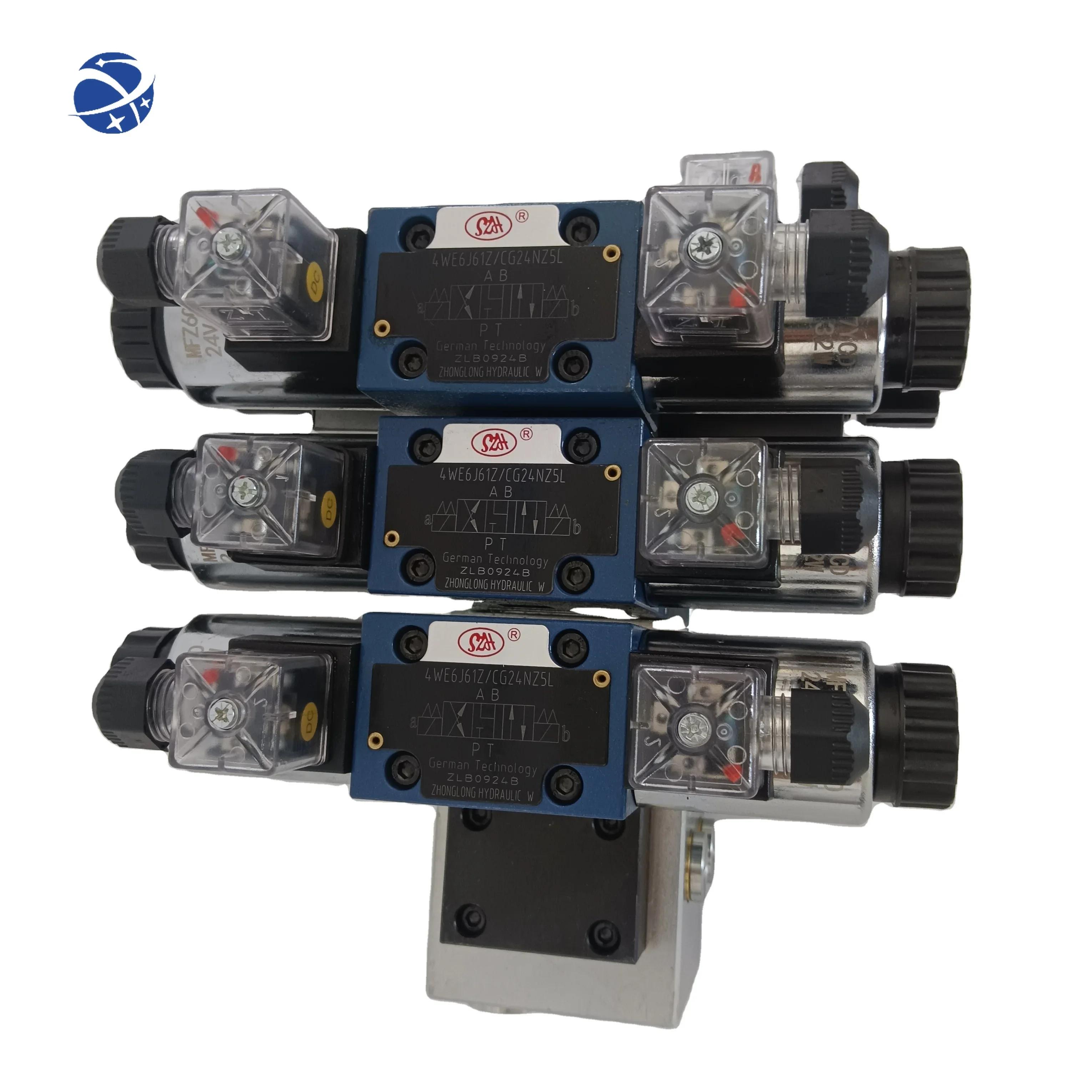 DN10 New Hydraulic Manifold Block with Relief Valve and Hydraulic Solenoid Valve