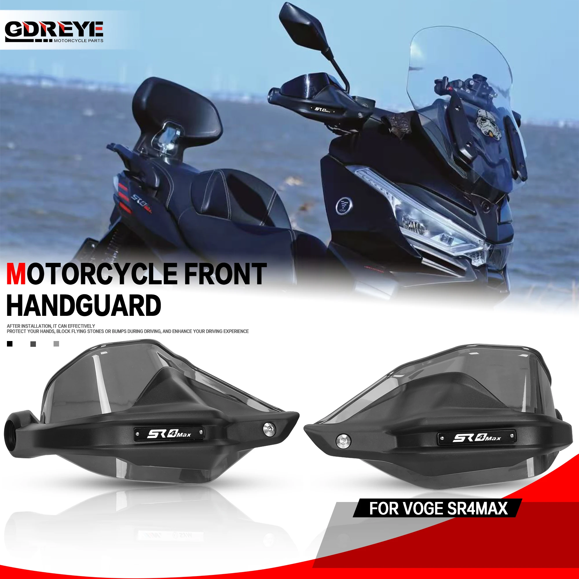 Для Loncin VOGE SR4 MAX SR4MAX 2022-2024 мотоциклетная защита для рук, защита руля, защитный чехол для лобового стекла