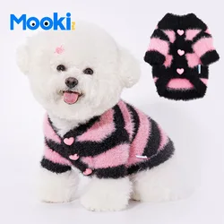 MOOKIPET Blackberry Cardigan  Pet puppy Clothing small and medium-sized dog cat  Autumn and winter warm clothes  Chihuahua