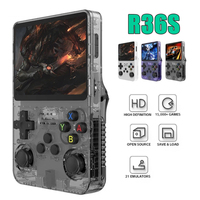 R36S Retro Handheld Video Game Console Linux System 3.5 Inch IPS Screen R35s Pro Portable Pocket Video Player 64GB Games