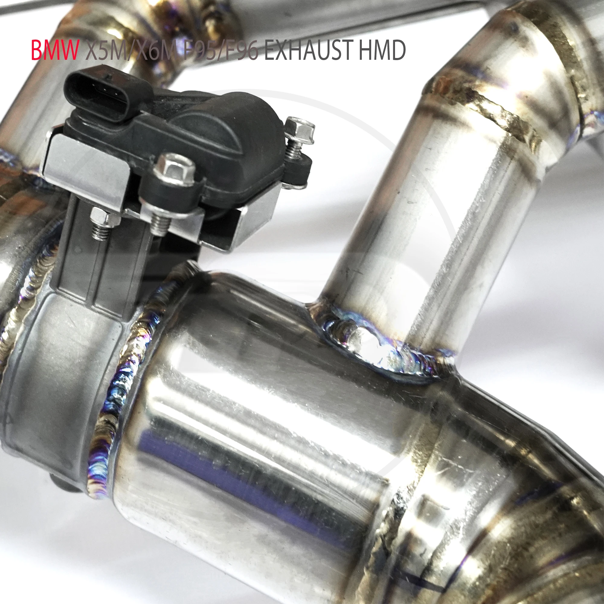 عالية الجودة Catback لسيارات BMW X5M X6M F95 F96 سبائك التيتانيوم نظام العادم صمام إلكتروني كاتم الصوت نصائح غير المدمرة HMD