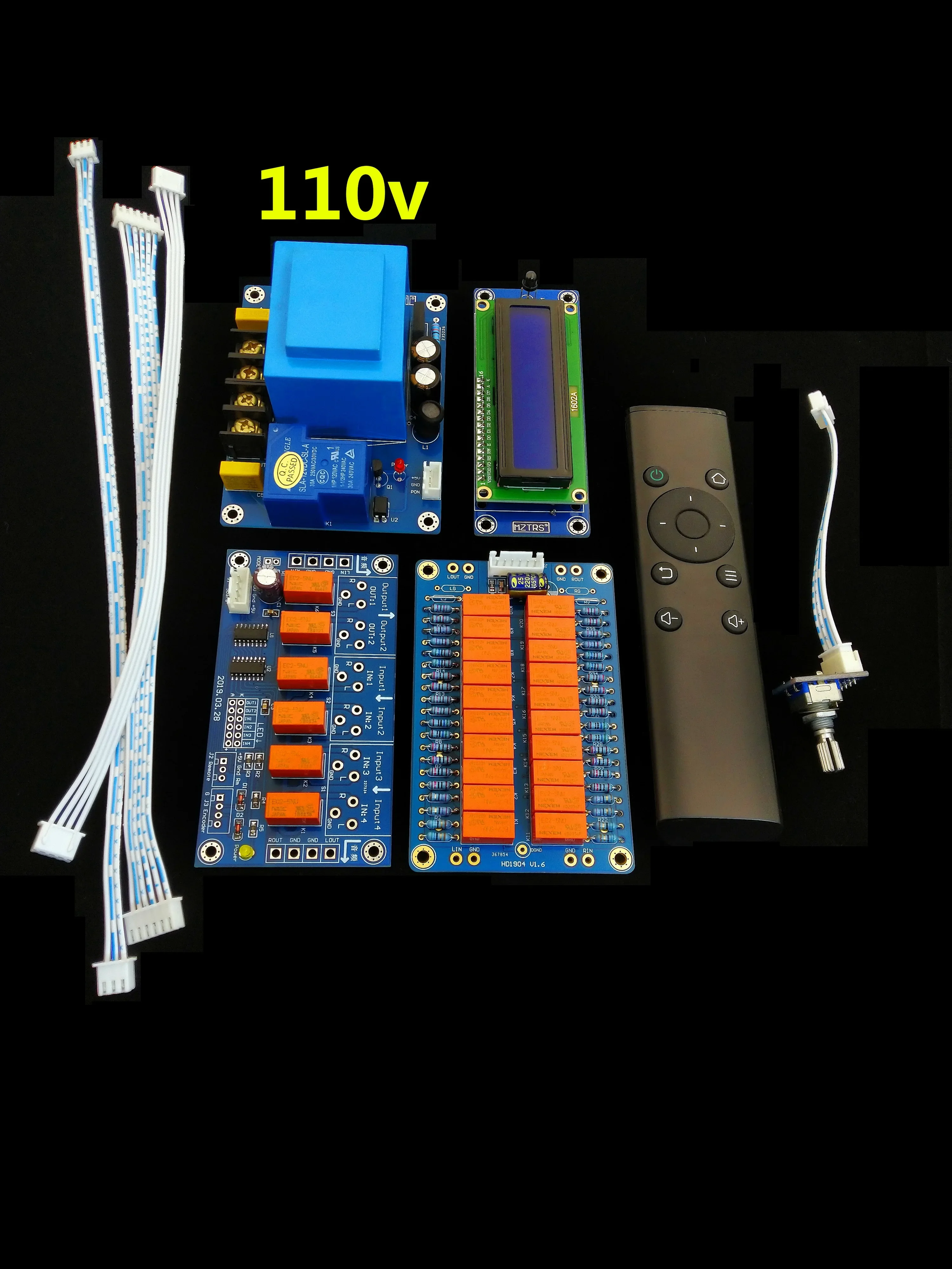 110v Remote Control Volume Adjustment LCD Display Remote Control Potentiometer 50k100k