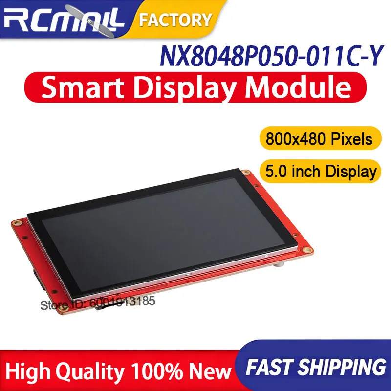 NX8048P050-011C-Y 5.0 Inch HMI Smart LCD Display Module Capacitive Touch Screen Compatible with Arduino Board Home Office