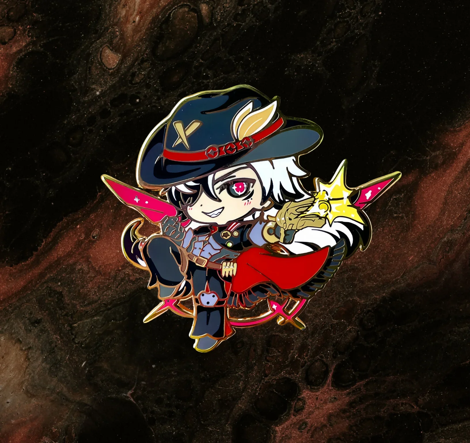 Honkai Starrail Boothill Enamel Pin Anime Games