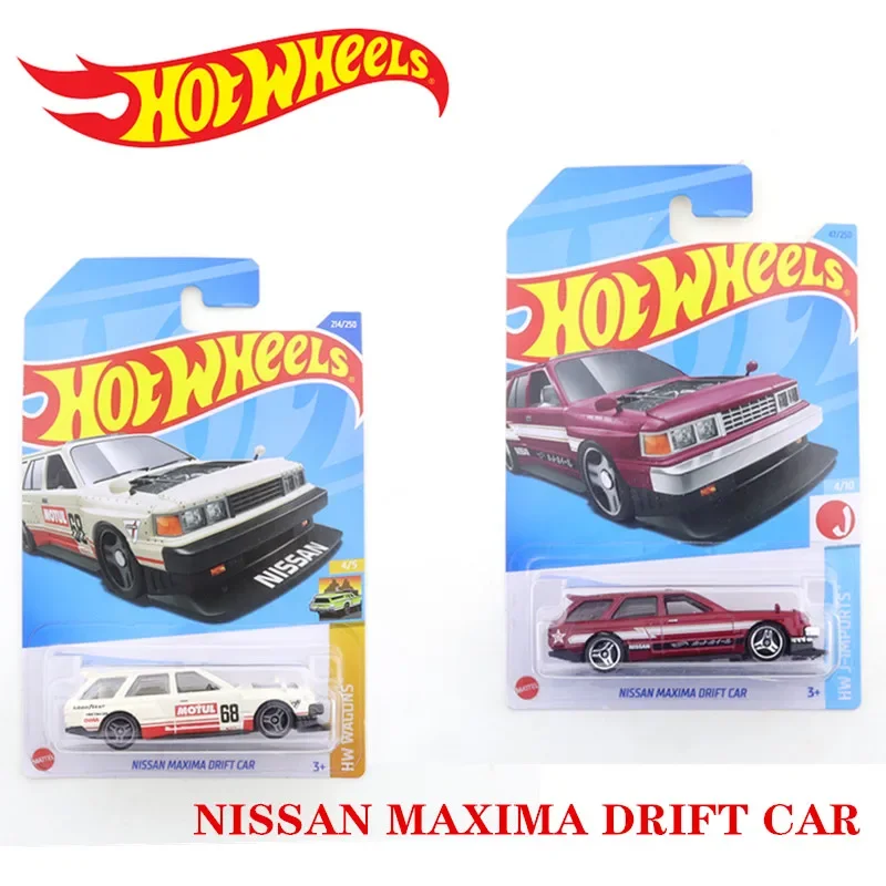 2023-47 Original Hot Wheels NISSAN MAXIMA DRIFT CAR Mini Alloy Coupe 1/64 Metal Diecast Model Car Kids Toys Gift