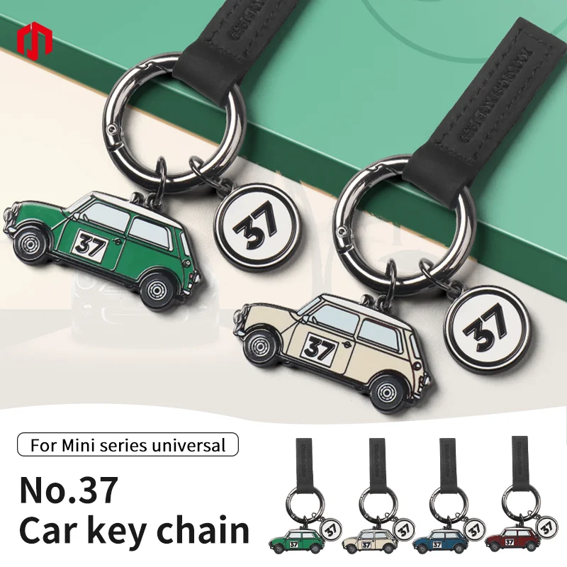 

Universal Car Keychain Key Chain Rings Pendant Alloy For Mini Cooper R56 R55 R60 F56 F65 F55 F60 U25 Clubman Countryman