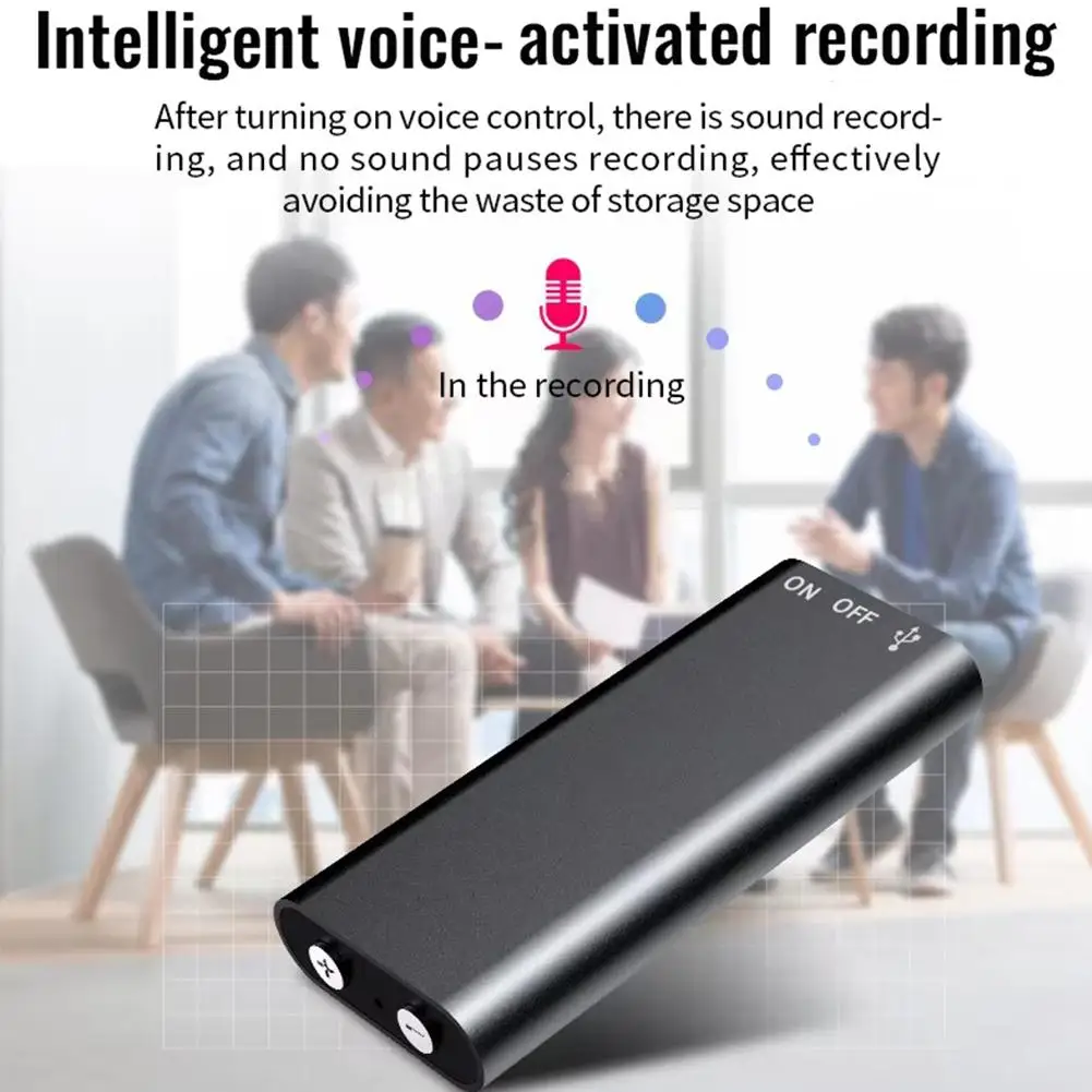 Audio Recorder Digital Audio Recorder Mp3 Recording Clear Mp3 Voice Mini Activated Recorder Player Q2w7