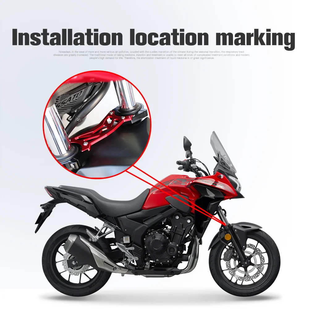 Front Fork Brace Balance Shock Absorber Damper Brace Balanced Device For Honda CB400X CB400F Motorcycle Stabilizer Bracket