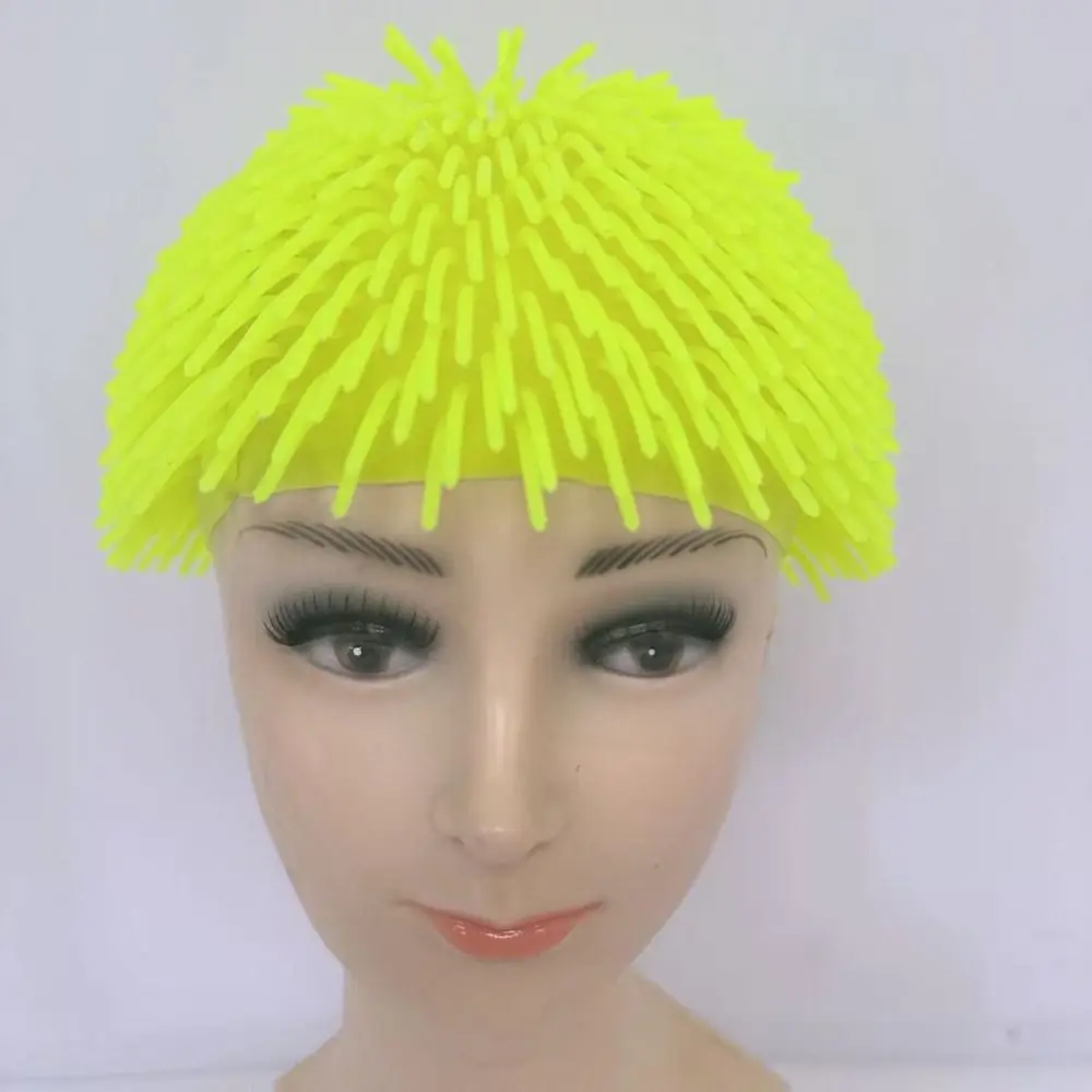 Soft Spiky Ball Prank Hat Portable Comfortable To Wear Colorful Headgear Lightweight Multifunctional Spikey Wig Cap