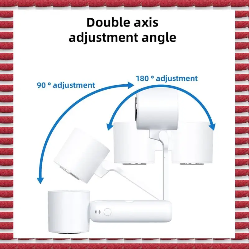 A97g compressa de gelo mini ventilador de refrigeração ventilador portátil mini dobrável display digital mudo ventilador de mesa compressa de gelo pescoço ventilador