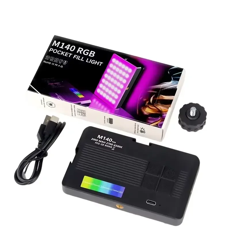 Новая продажа RGB140 перезаряжаемый