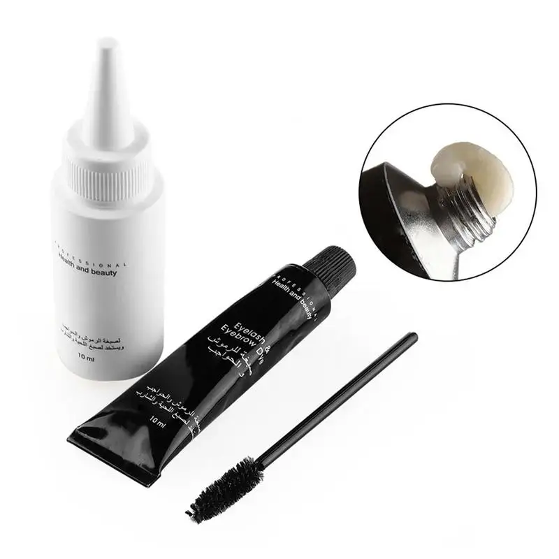 Wenkbrauwverf Kit Wimper- en Wenkbrauwverf Tint Kit Waterdicht Snelle Tint Brow Dye Wimpers Langdurige Mascara Wenkbrauwen Make-up