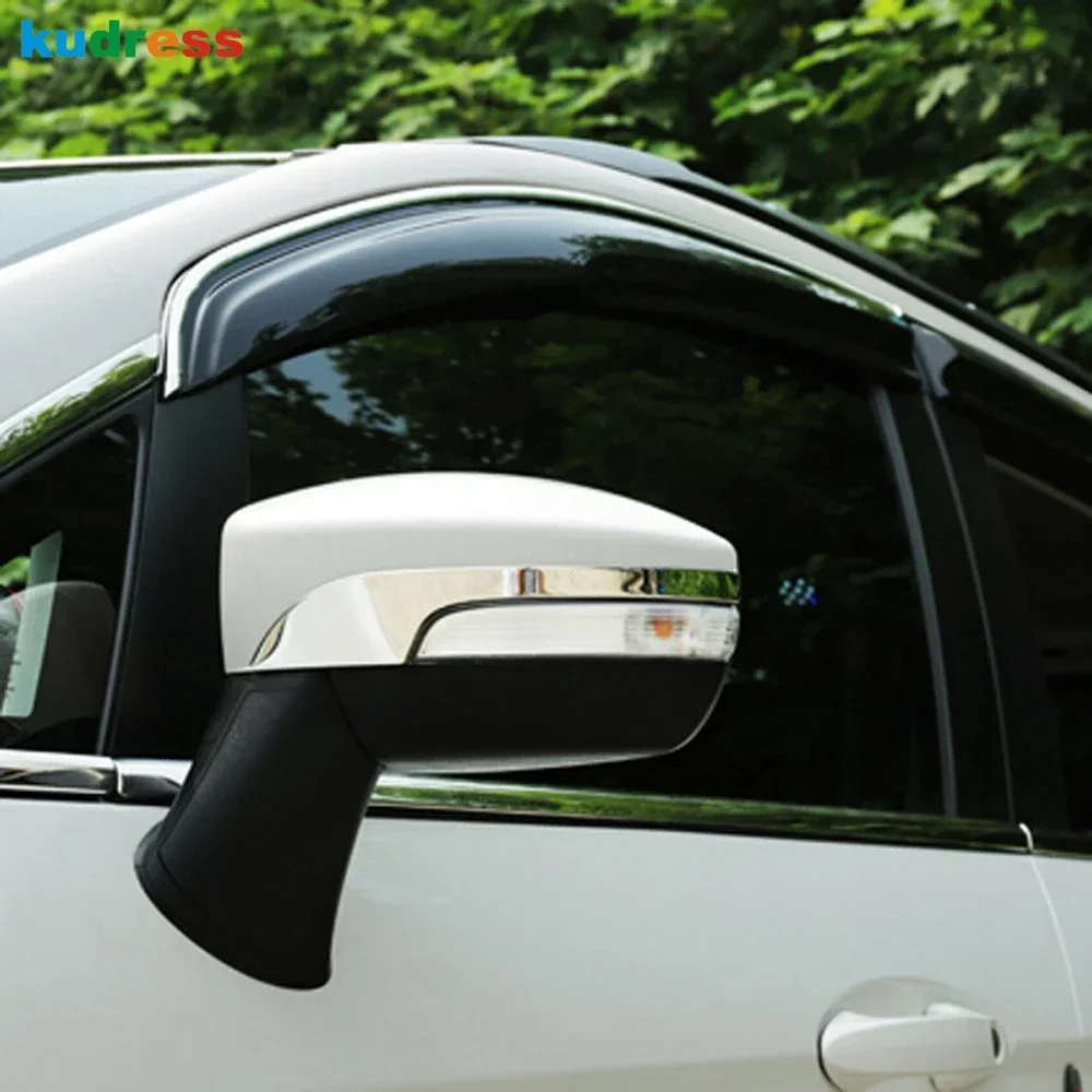 Rearview Mirror Trim Cover For Ford Kuga Escape Ecosport 2013 2014 2015 Car Side Mirrors Molding Garnish Strip Accessories view 5