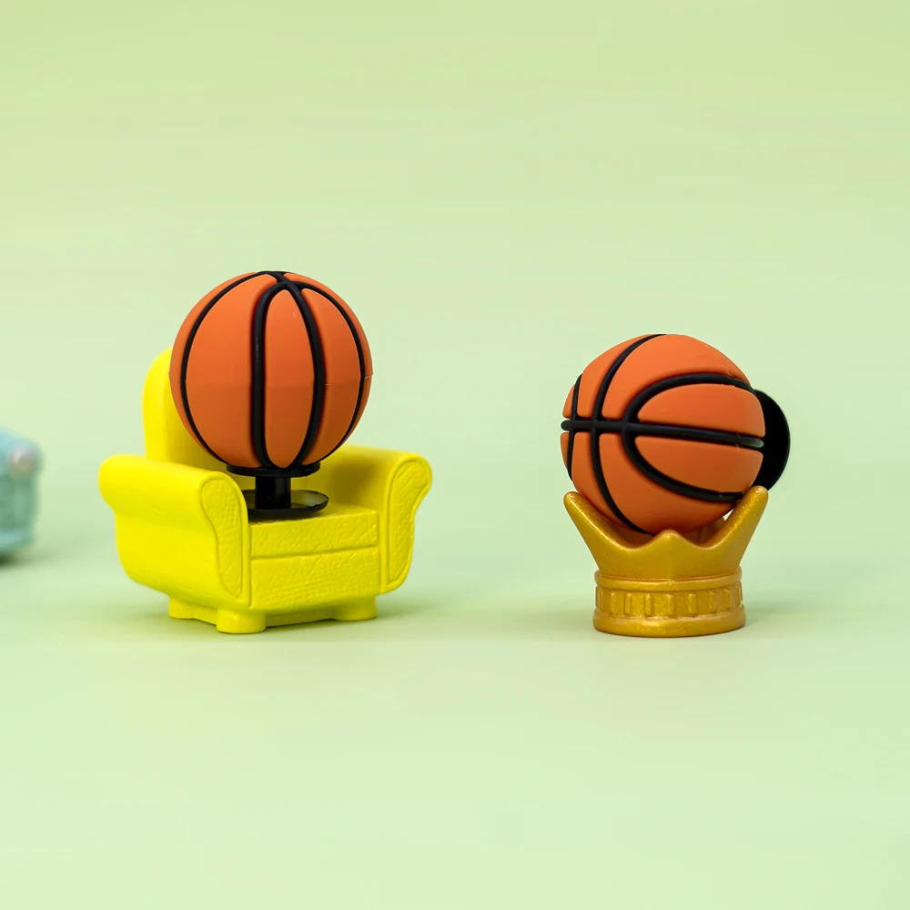 1/7/8 pçs 3d bolas de futebol basquete sapato encantos para homens meninos crianças sapato de beisebol decorações pinos para mulheres tamanco