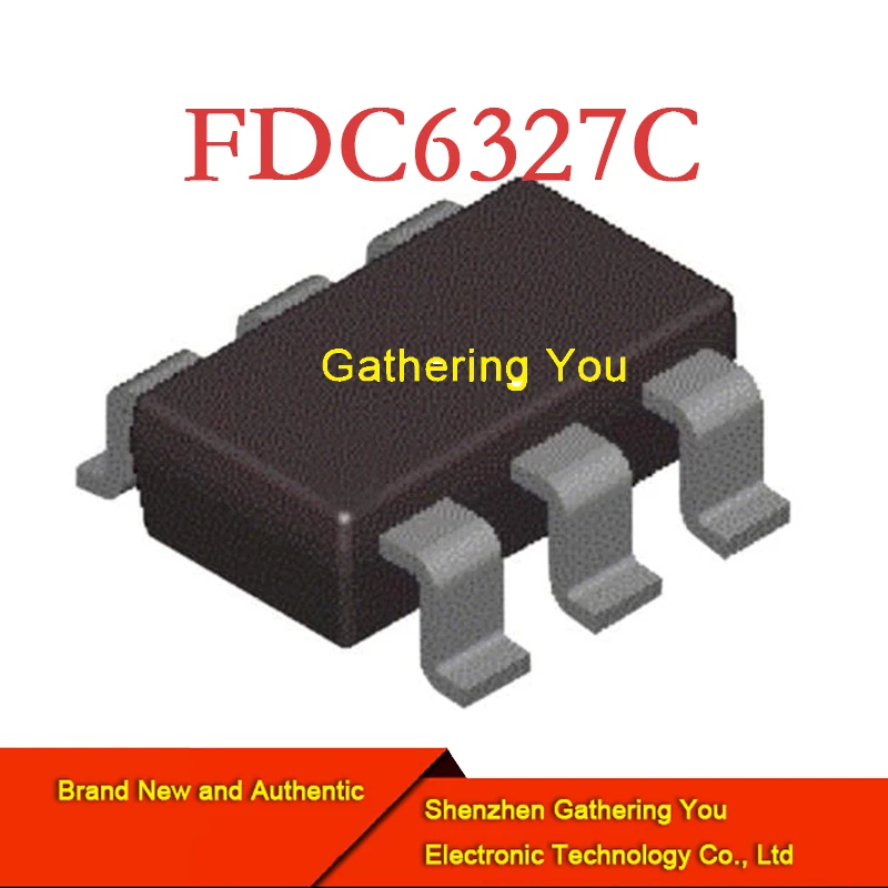 FDC6327C SOT23-6 MOSFET SSOT-6 COMP N-P CH Brand New Authentic