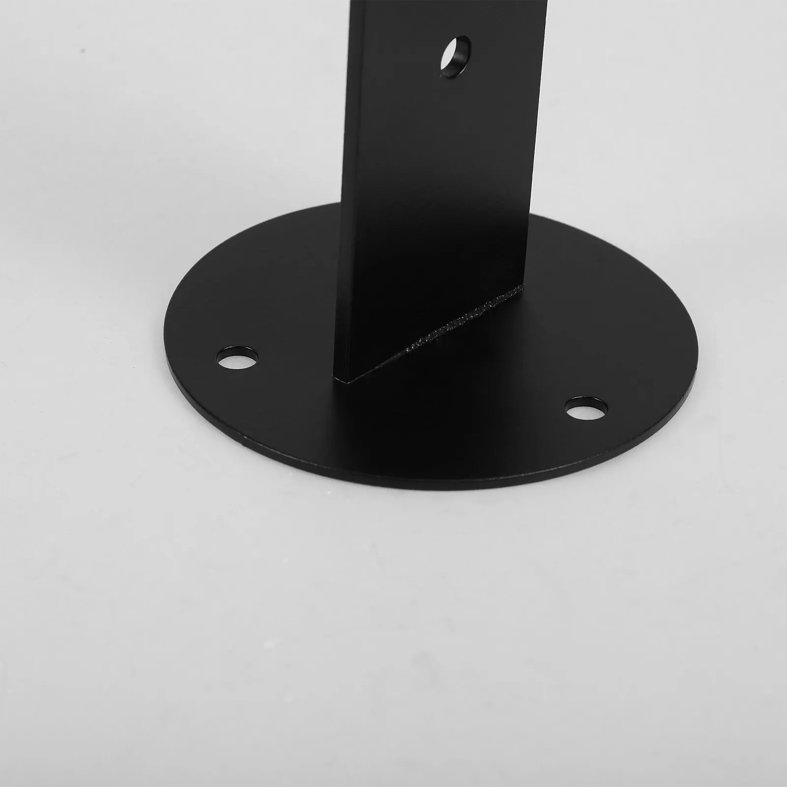 Suportes de Corrimão em Aço Inoxidável (2 Peças) - Design Reto para Corrimão de Escada - Suportes Fixos para Corrimão de Madeira