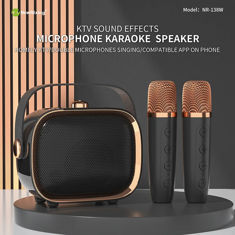 Powerful Portable Bluetooth Speakers Subwoofer Home Theater Sound System Wireless KTV Karaoke Machine Audio Mp3 Player Boom Box