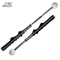 Rítmico clic sonido telescópico calentamiento Golf Swing Trainer corrección gestor ayuda de entrenamiento para Tempo Grip Strength práctica Stick