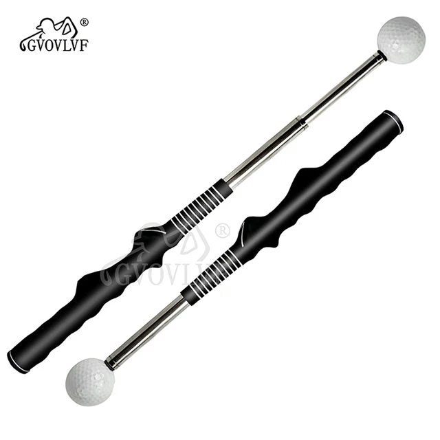 Rhythm Click Sound Teleskopowy trener rozgrzewki do golfa Swing Trainer Korektor gestów Pomoc treningowa do gry w tempo Grip Strength Practice Stick