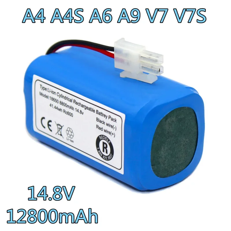 14,8 V. 4800mah Aplicable a iLife Zhiyi V7 V7s X620 X623 X451 Xweeping Robot batería de litio, T4, A4S, X431