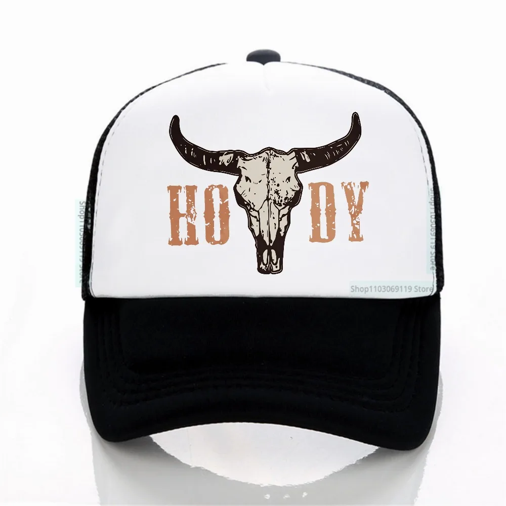 

In A World of Princesses Be A Beth hat Boho Cow Skull Howdy Baseball cap Yellowstone Ranch hats Adjustable net breathable caps