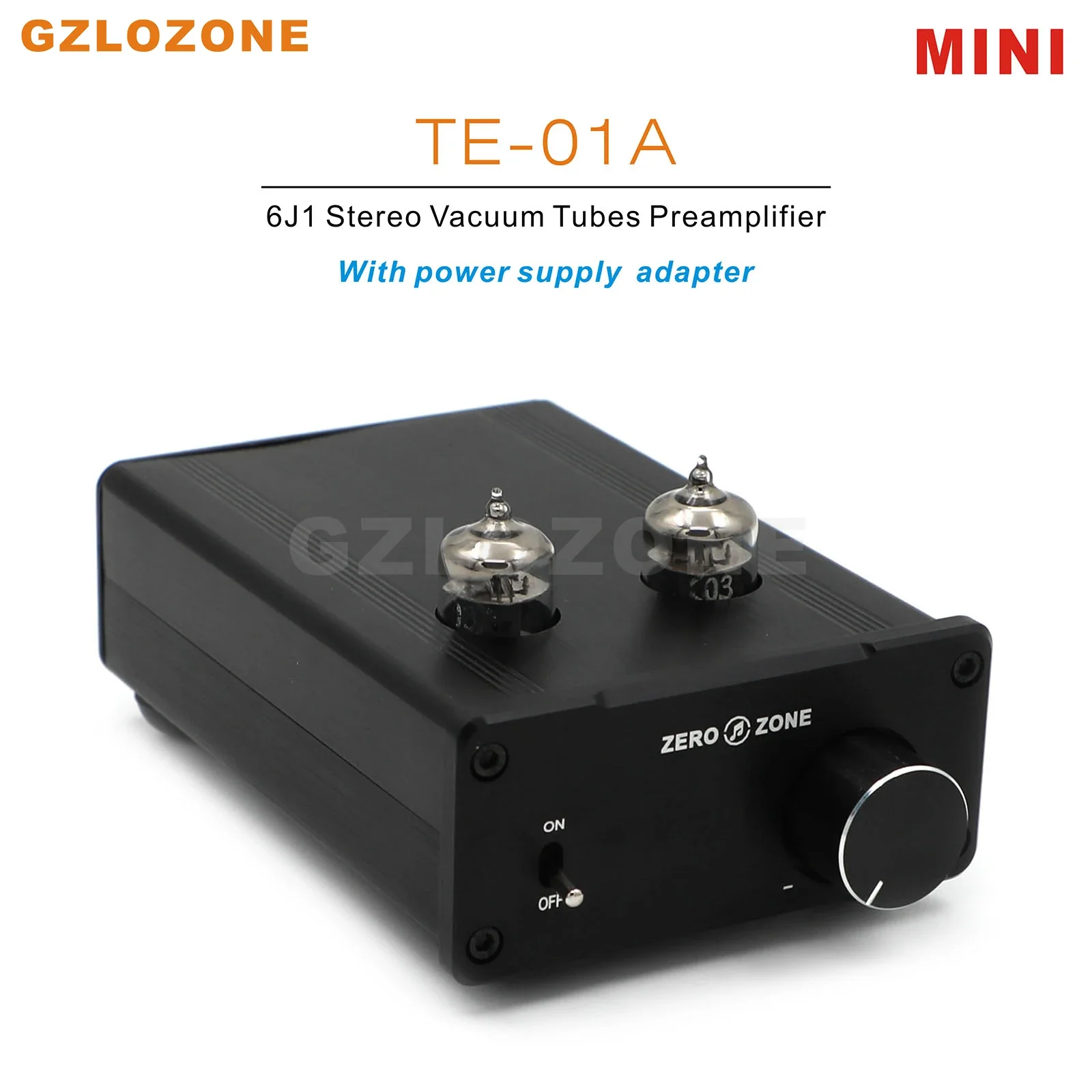 

TE-01A HIFI MINI 6J1/6J2 Stereo Vacuum Tube Preamplifier With US/EU Power Supply Adapter