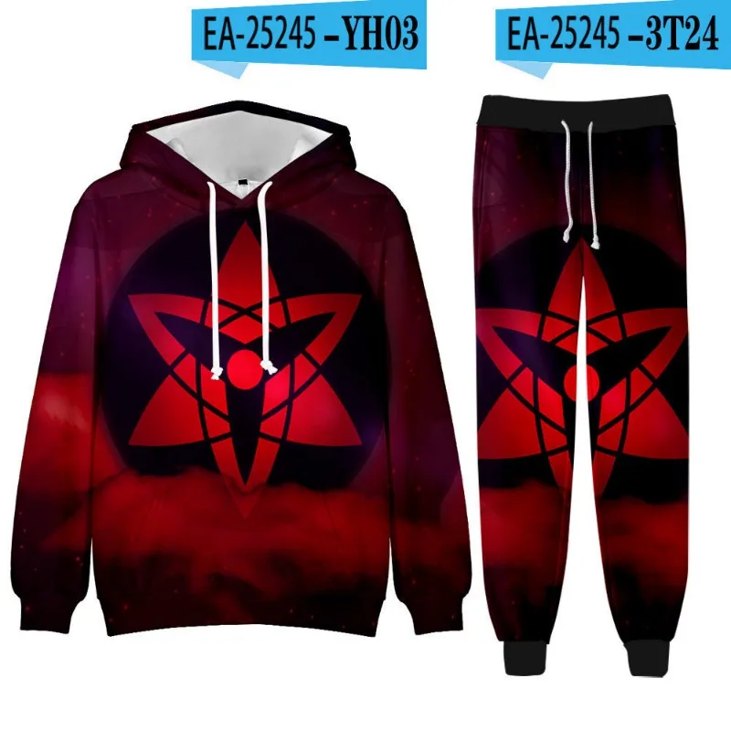 

Naruto Hoodie Kakashi Print Hatake Sasuke Kids Hooded Pullover Harajuku Casual Tracksuit Cool Tops Autumn Hoody Hoodies