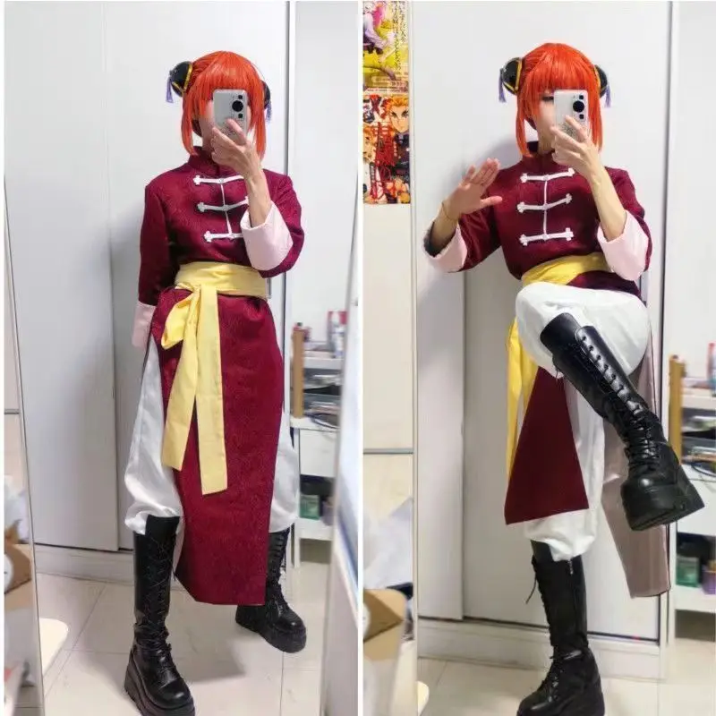 Kagura Cosplay Costume GINTAMA Suit for Halloween Carnival Party Event Anime Adult COS Christmas Gift