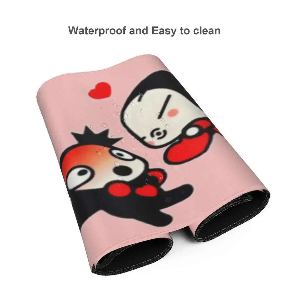 لطيف Pucca و Garu الحب عيد الحب كبير ماوس الوسادة الكمبيوتر لوحة المفاتيح ماوس حصيرة ألعاب الكمبيوتر المحمول حصيرة مكتبية اكسسوارات الجدول الحصير
