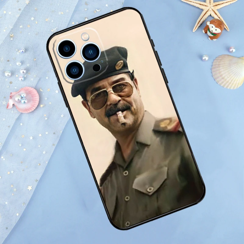 Saddam Hussein Iraq Phone Case For iPhone 14 13 12 11 15 16 Pro Max 7 8 Plus XR X XS Max 12 13 Mini Cover Case