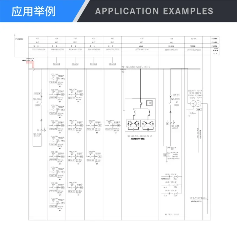 Electrical SFR-APF-SVG power quality comprehensive compensation cabinet