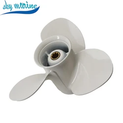 63V-45947-00-EL Outboard Propeller 9 1/4*8 For Yamaha 9.9 HP-20HP Aluminum Alloy Screw 3 Blades 8 Tooth Spline 63V-45947-01-00