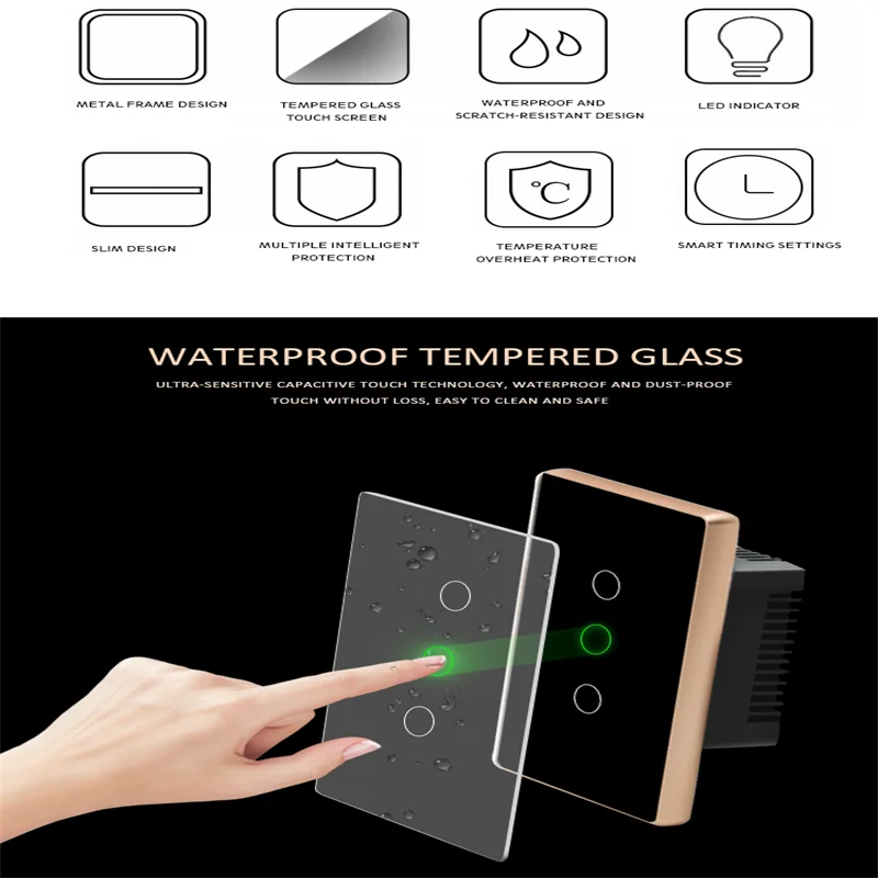 Glomarket Tuya Zigbee Smart Switches Smart Home Wifi Wall Switches Controller Switches Electrical Home Automation With Alexa