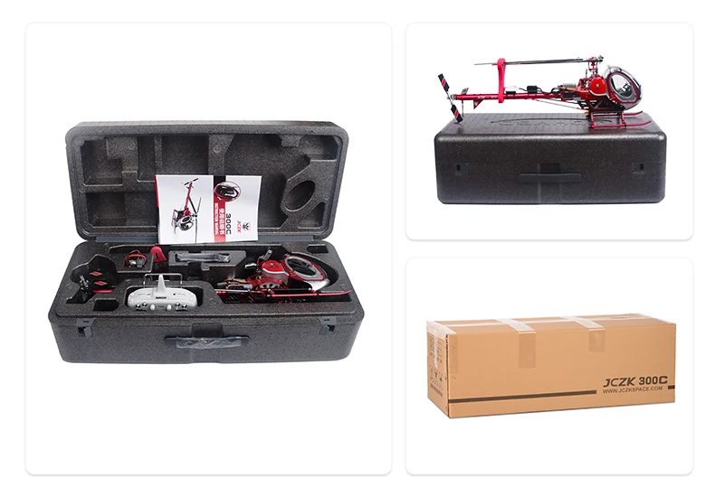 JCZK 300C PRO 470L DFC 6CH Schweizer Scale RC Hubschrauber RTF One-Key Return H1 Pro GPS Hover mit AT9S PRO Sender